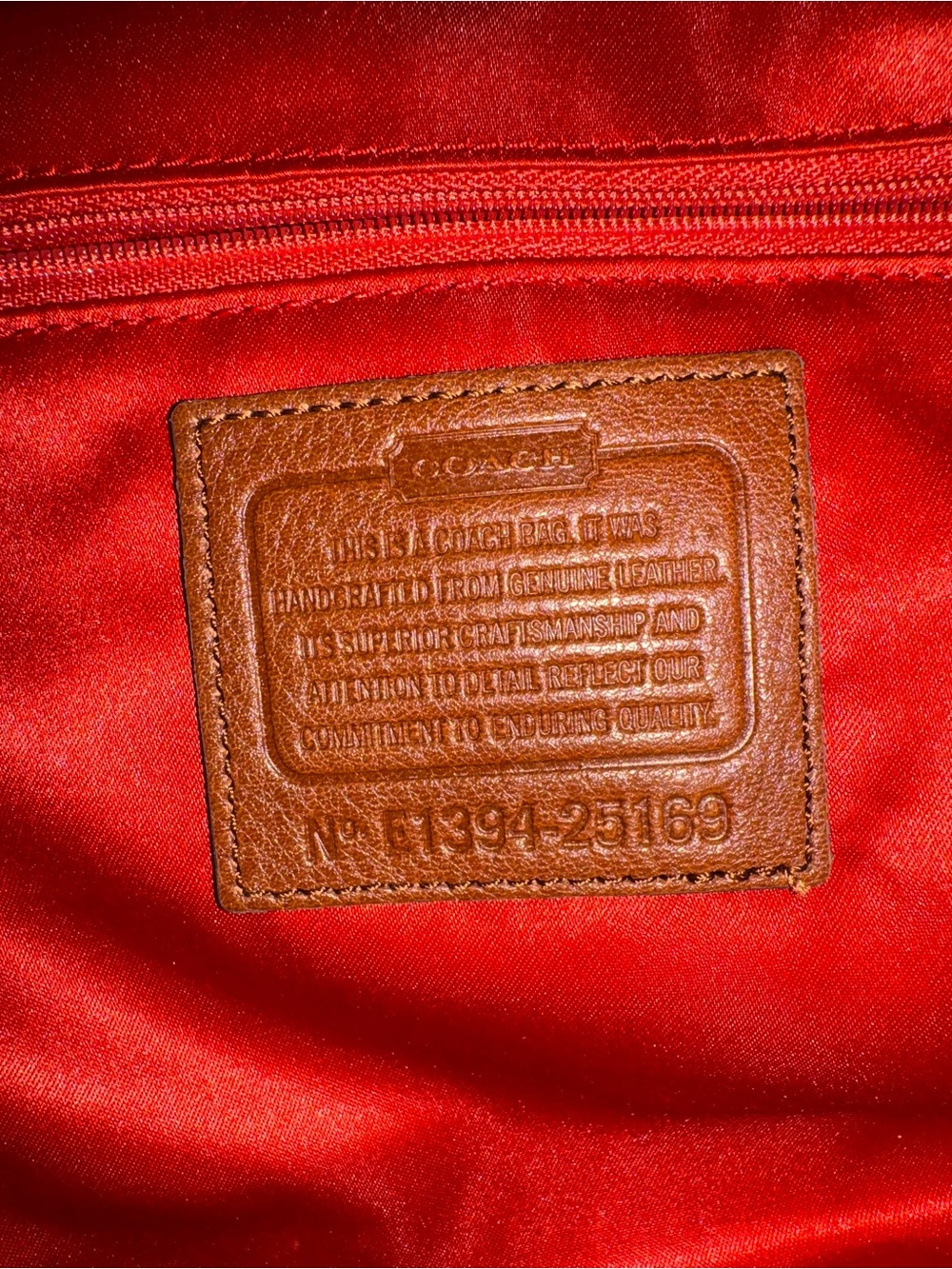 Classic Brown Leather Satchel Handbag - Picture 10 of 10